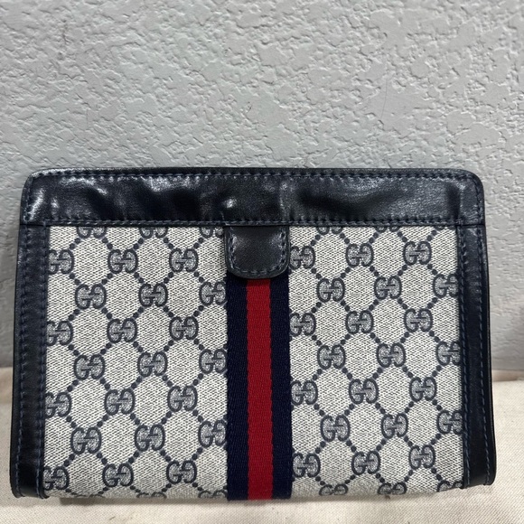 Vintage Gucci Monogram Clutch - Picture 1 of 11